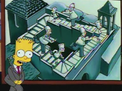  Simpsons Escher parody 