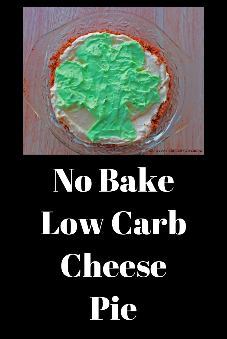 No Bake Low Carb Cheese Pie
