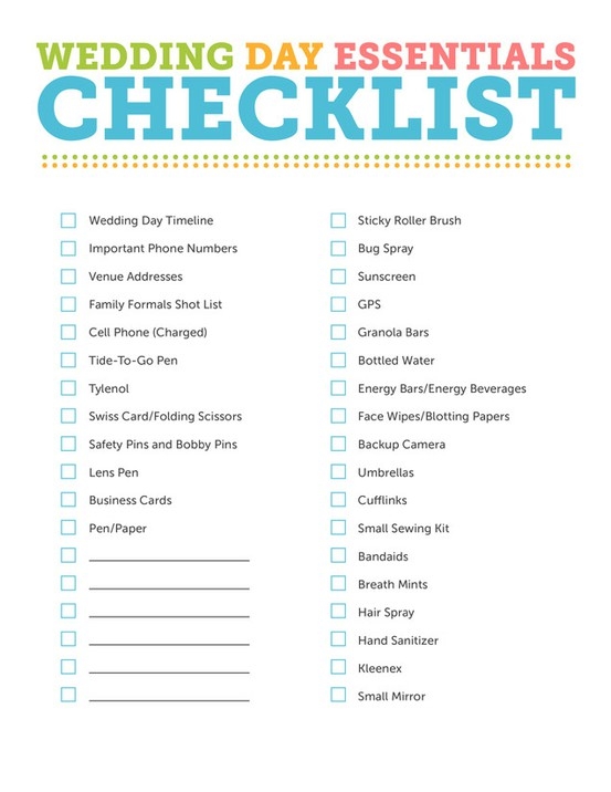 wedding checklist 6 months - DriverLayer Search Engine