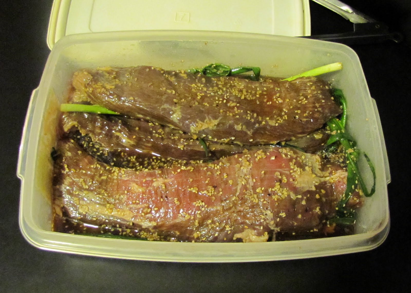 Smells Like Food in Here Korean Marinated Flank Steak