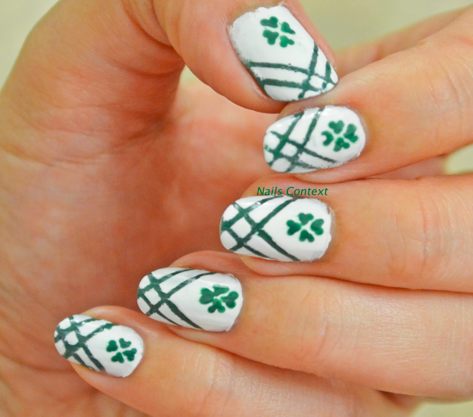 21 Spring 2019 Nails Design Fashion Trends : Lucky Green Nails | Shamrock  nails, St patricks day nails, Green nails
