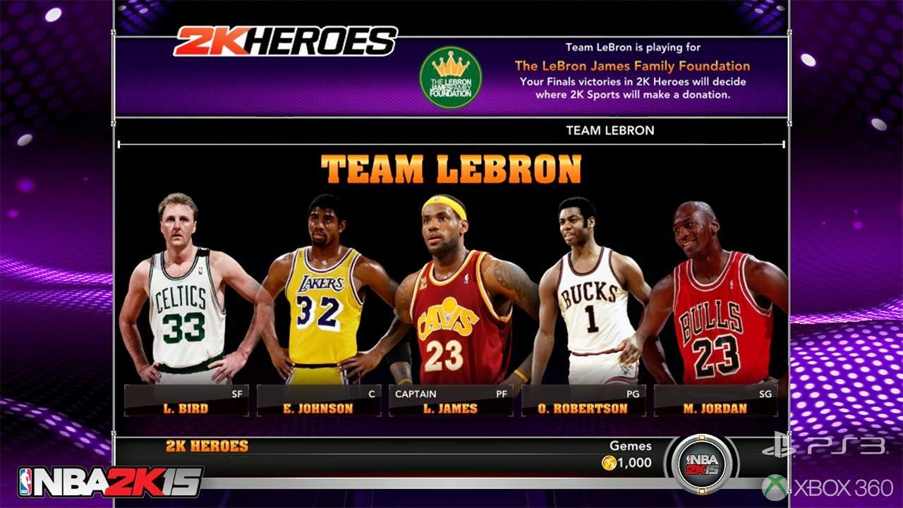 Team LeBron - NBA 2K15 2K Heroes Mode