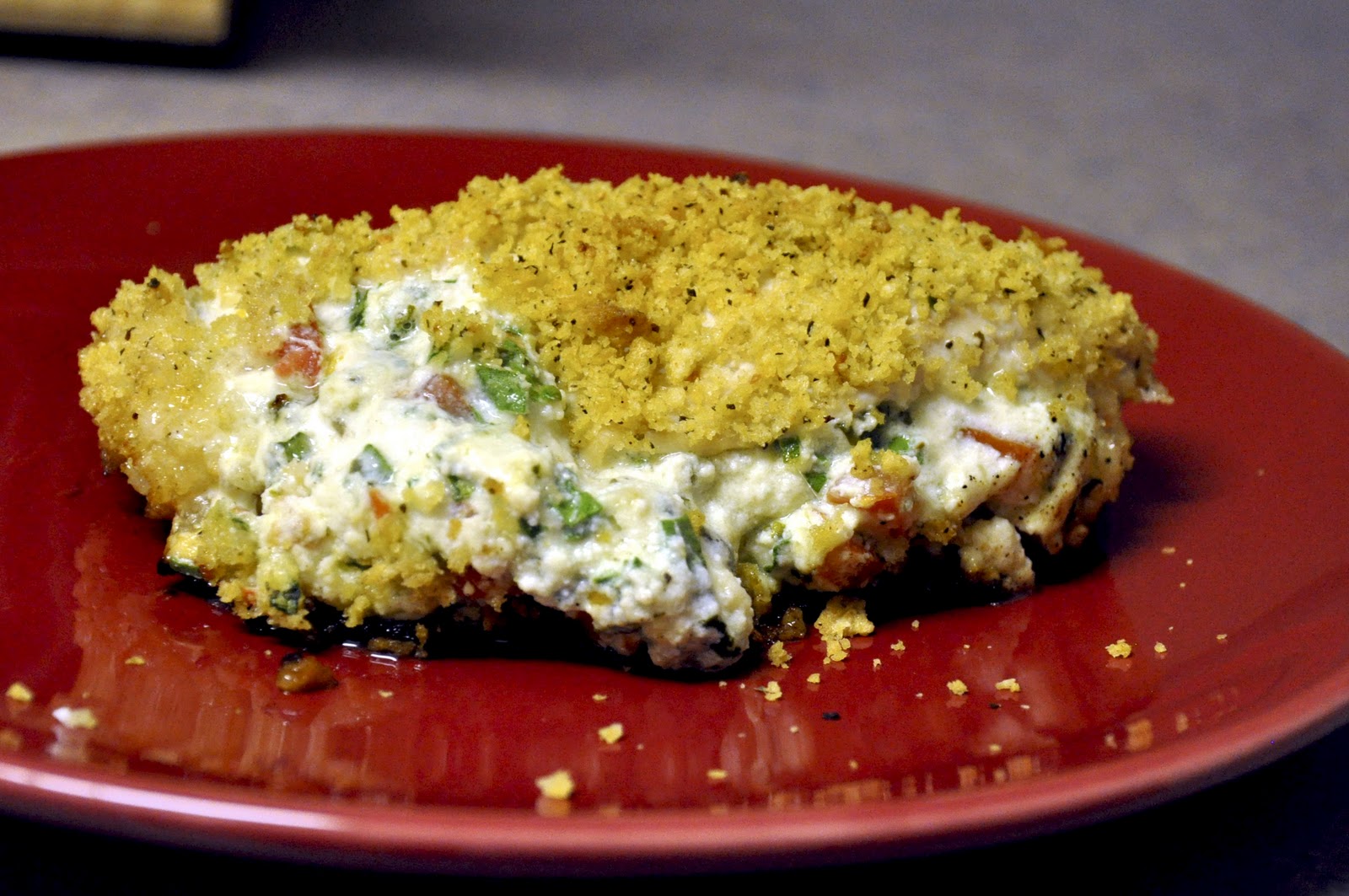 Life, Love and the Pursuit of Food and Wine Panko Crusted Stuffed Chicken