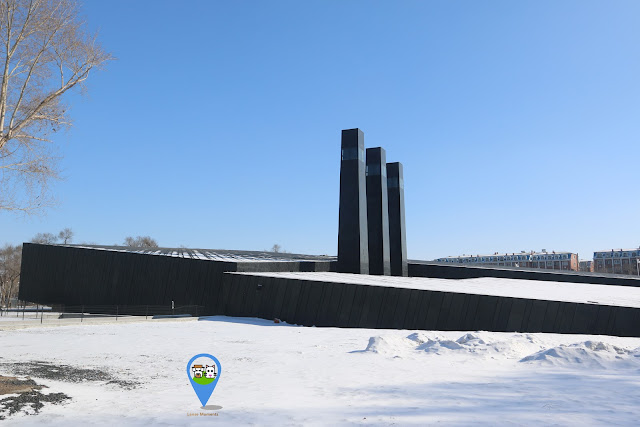 The full length site view of the renovated Unit 731 Museum at Harbin in Heilongjiang province of China The full length site view of the renovated Unit 731 Museum at Harbin in Heilongjiang province of China