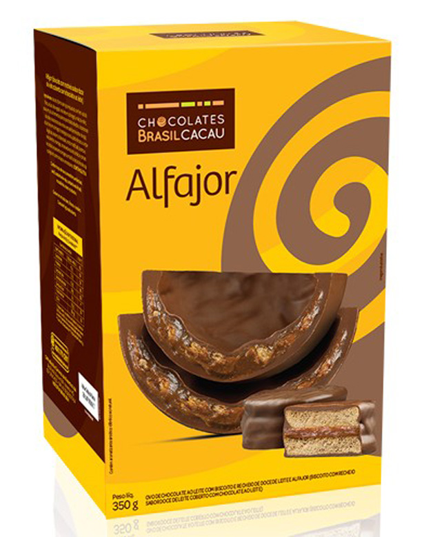 Novo ovo alfajor Chocolates Brasil Cacau 2015