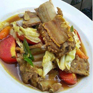 Menu Ramadhan - Tongseng Iga Sapi dan Kambing