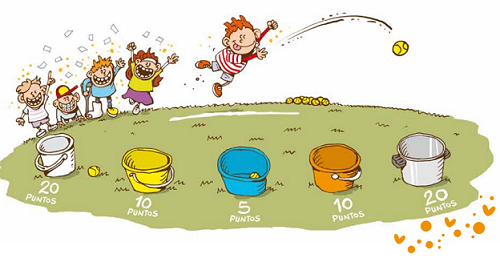 juegos para embocar pelotas