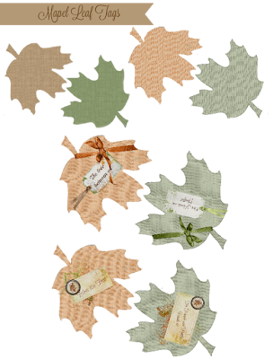 Mapel Leaf Tags