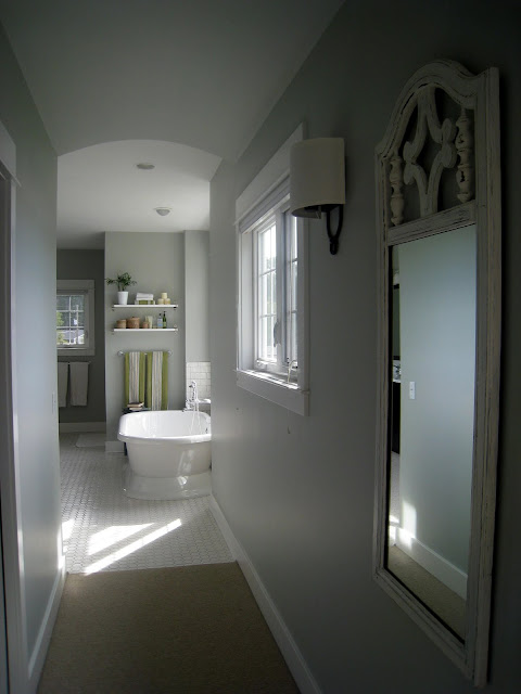 A view of a bathroom