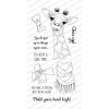 Impression Obsession BABY GIRAFFE clear stamps
