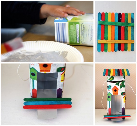 Vogelhauschen Vogelhaus Mit Eulenmotiv