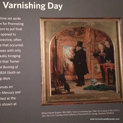 Varnishing Day, Turner exhibit at de Young Museum in San Francisco