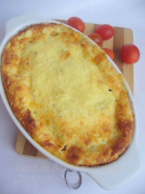 Varza de Bruxelles gratinat