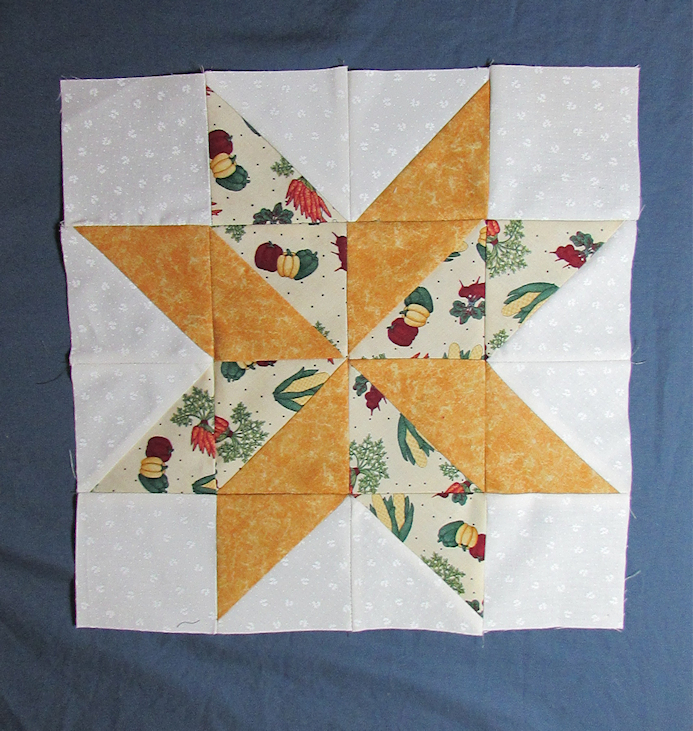 Evening Star Quilters: Variable Star Quilt Block ( 12.5 inch )