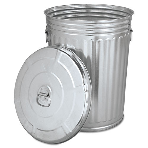 YT/PeepMYSteelo Galvanized Trash Can