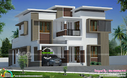 modern plan sq ft kerala facilities box plans floor keralahousedesigns 2189 square mtr