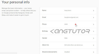 cara verifikasi Email dengan nomor Hp