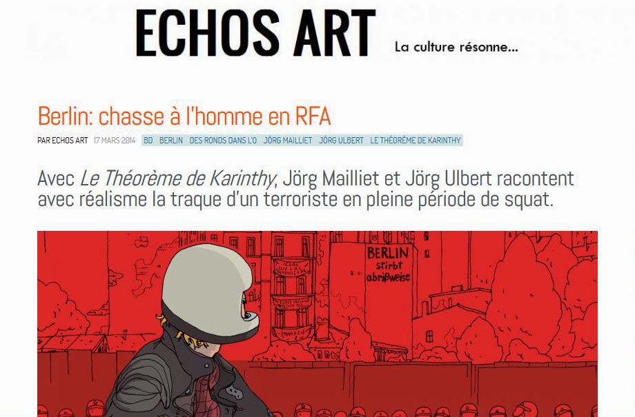 Lire l'article Berlin : chasse à l'homme en RFA sur Echos Art