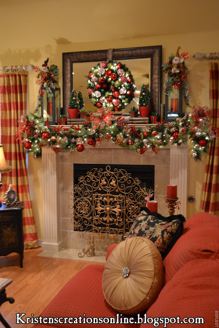 Kristen's Creations: Christmas Mantle 2012
