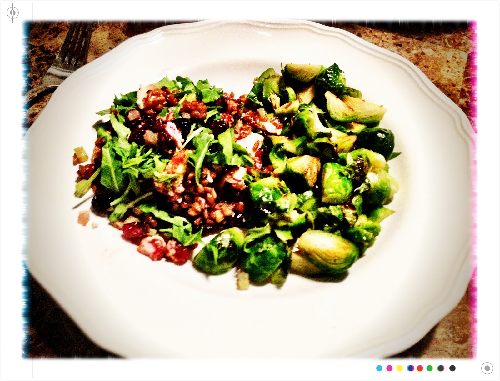 Simply Made Recipes Stuffed Portobello Mushrooms and Roasted Brussel