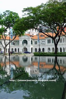Pool auf dem Hoteldach Bild von Marina Bay Sands Singapur 