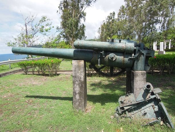 Anti-aircraft artillery at Corregidor Island