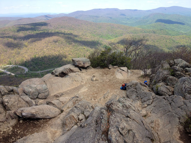 You can see all of Shenandoah National Park from atop Mary's Rock