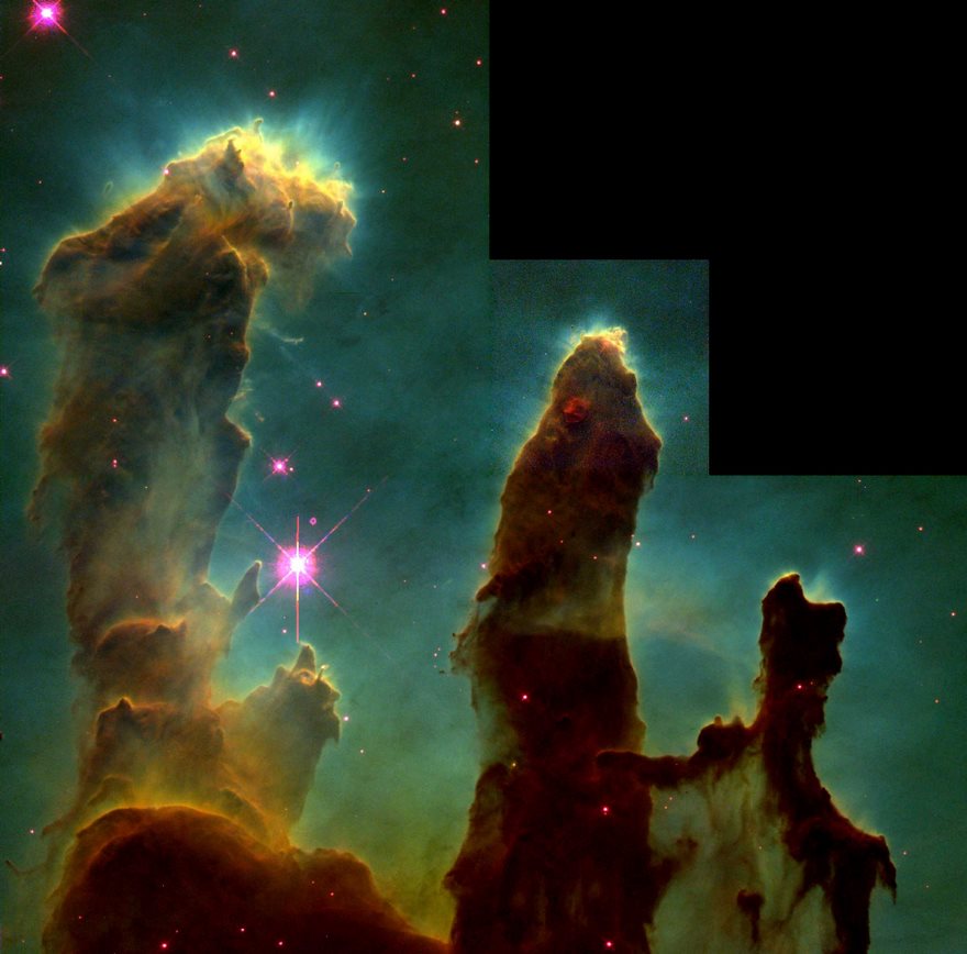 Top 100 Of The Most Influential Photos Of All Time - Pillars Of Creation, Nasa, 1995