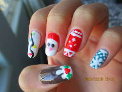 nails christmas crazy nail