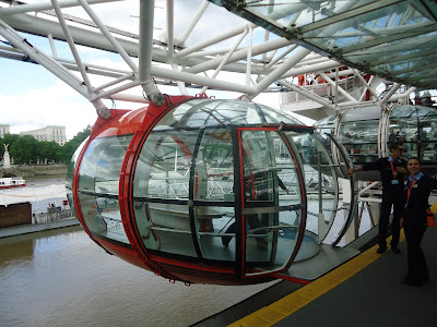 London Eye cabin ready for passengers