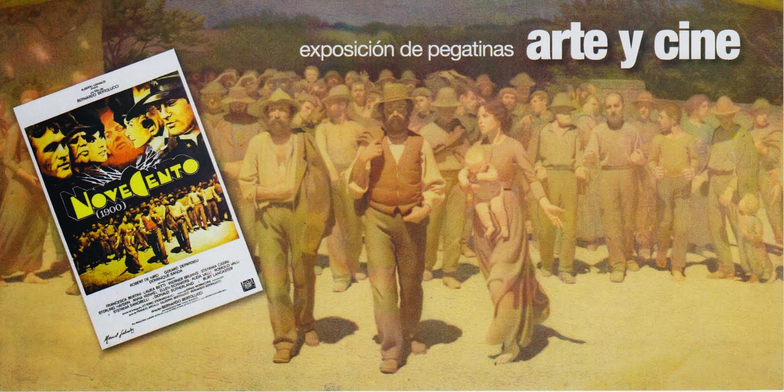 EXPOSICION DE PEGATINAS ARTE Y CINE: NOVECENTO