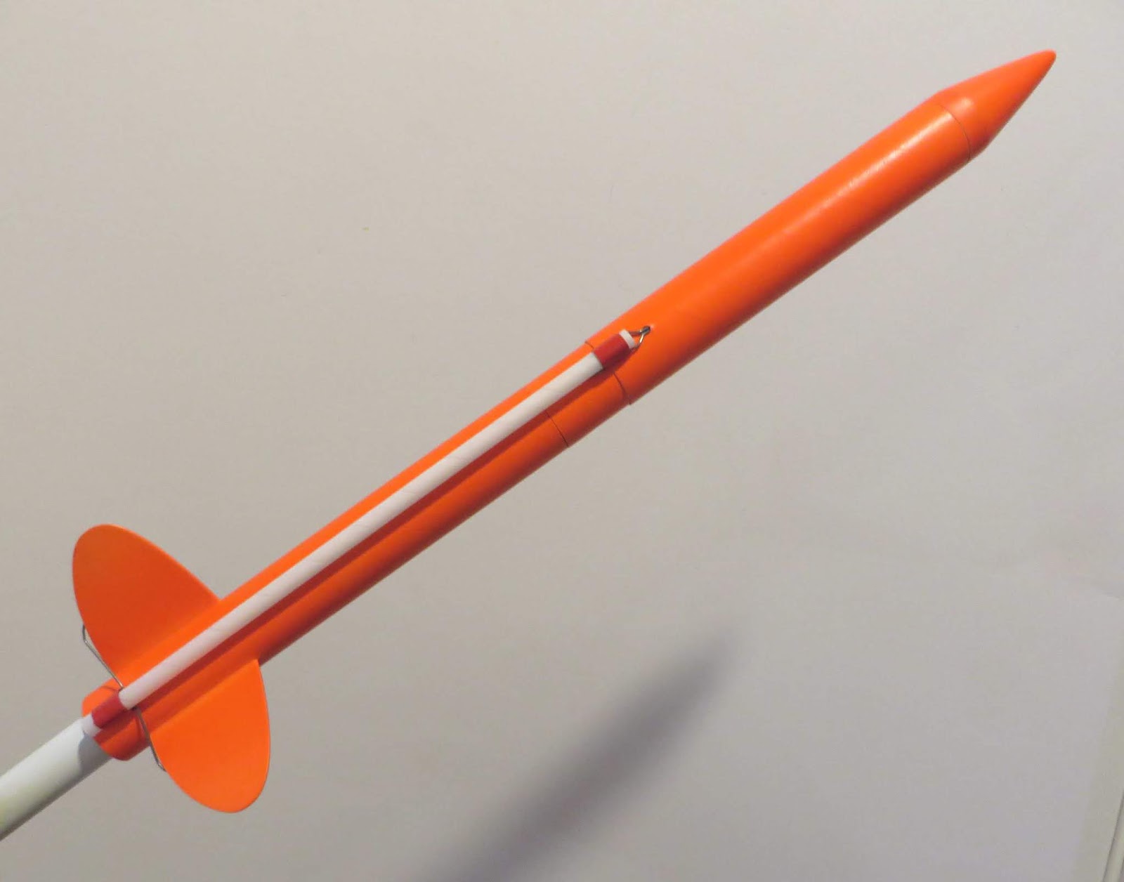 Model Rocket Building Apogee Payload Altitude Rocket, Finished