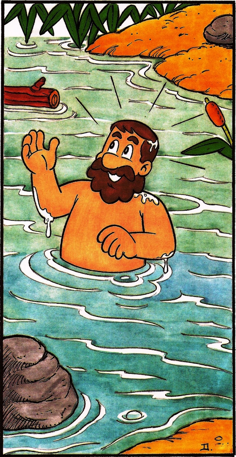 TIA BIA: NAAMÃ É CURADO DA LEPRA