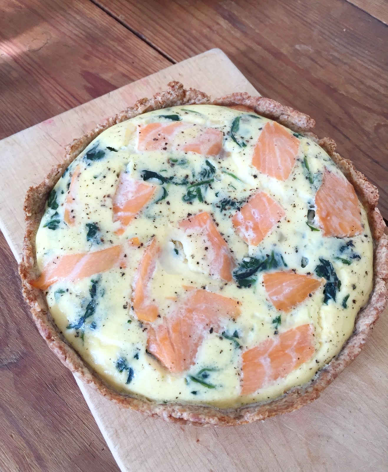 CUISINER BIEN : Lachs-Spinat-Quiche