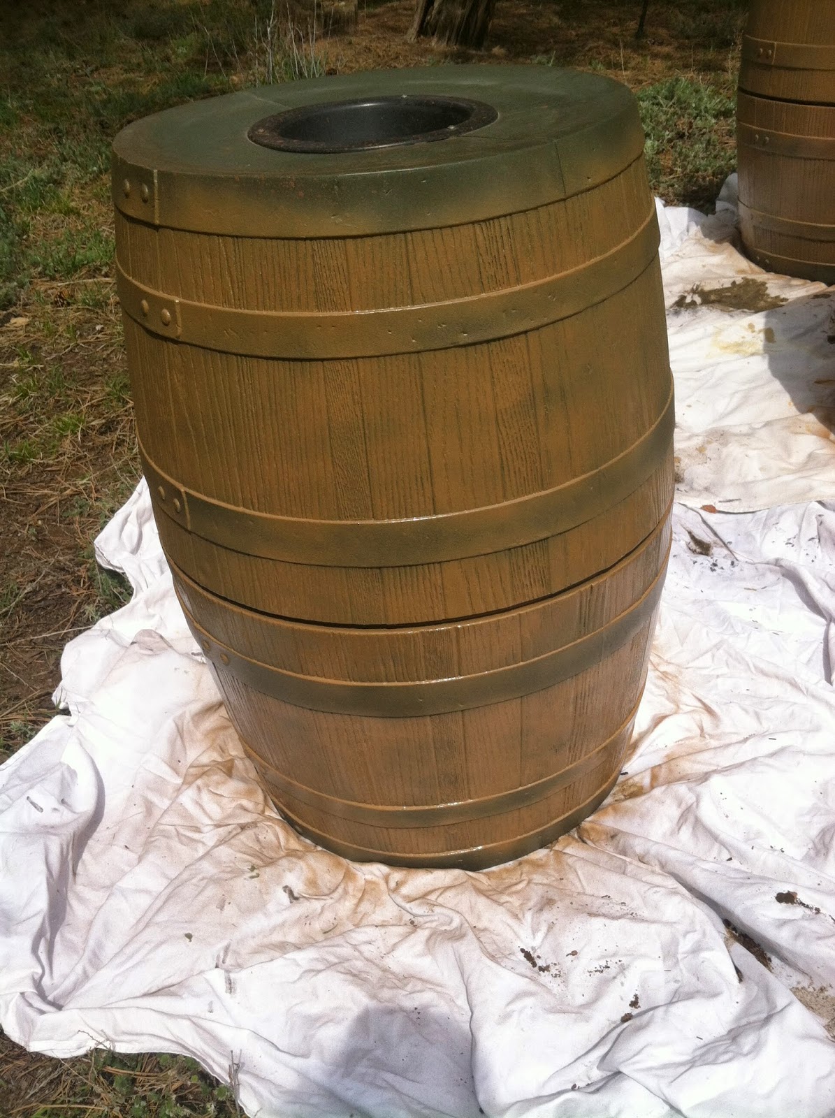 Events by Autumn. The Blog. HOW TO Make plastic wine barrels look