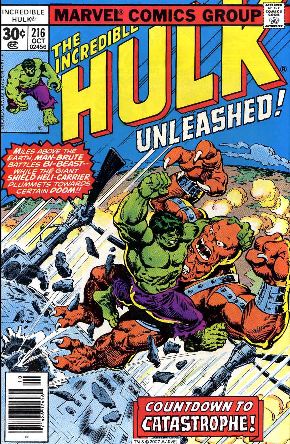 Read online The Incredible Hulk (1968) comic -  Issue #216 - 1