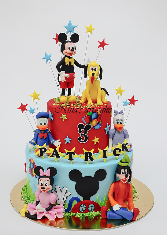Nina S Art Cake Tort Mickey Friends Pentru Patrick