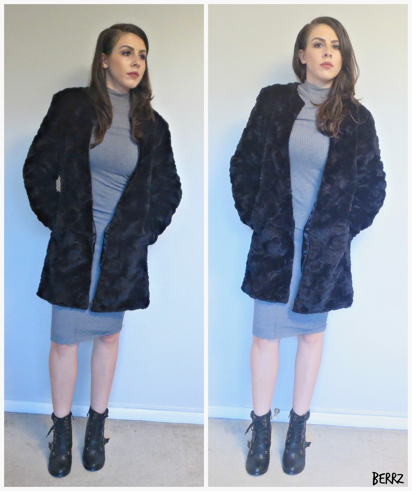 Beauty By Berrz How To Wear A Turtleneck Dress 2 Different Ways