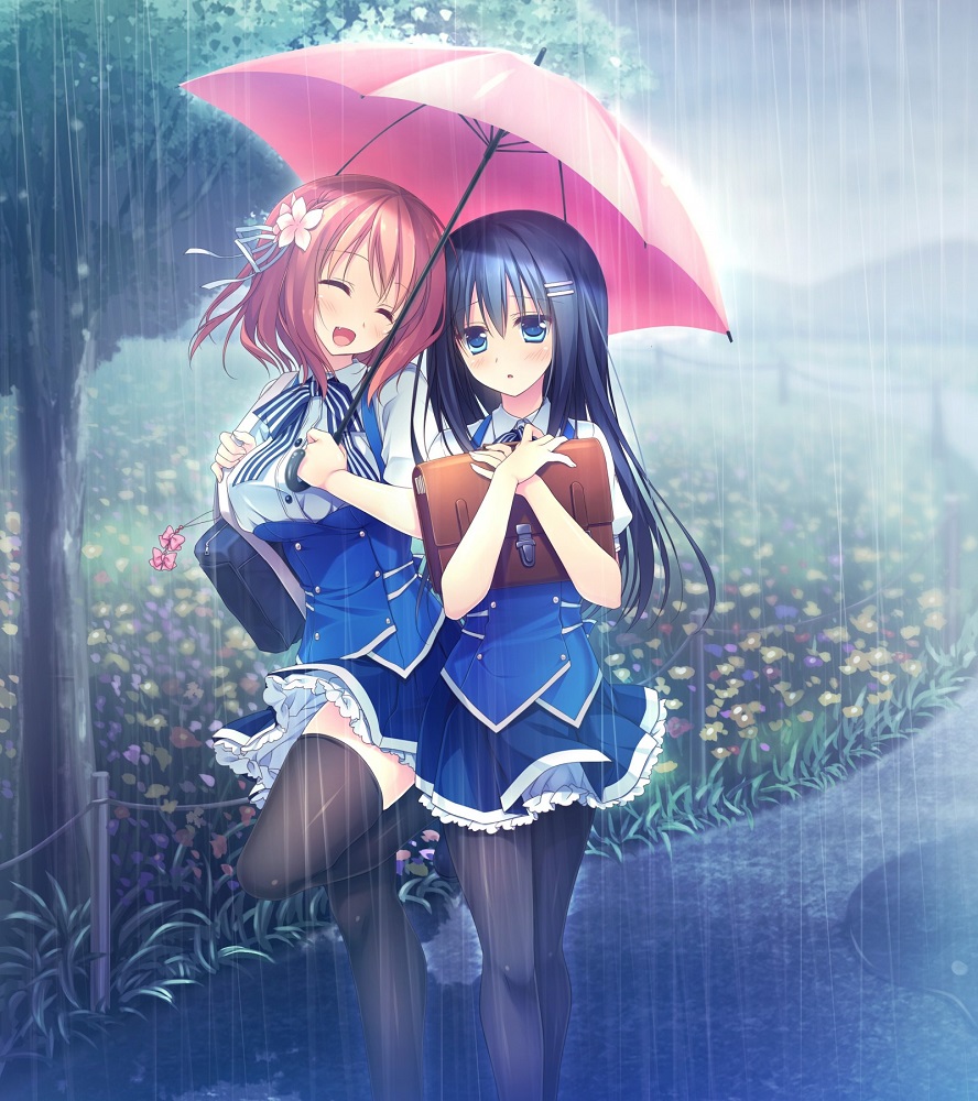 Anime Girls With Umbrellas Animoe