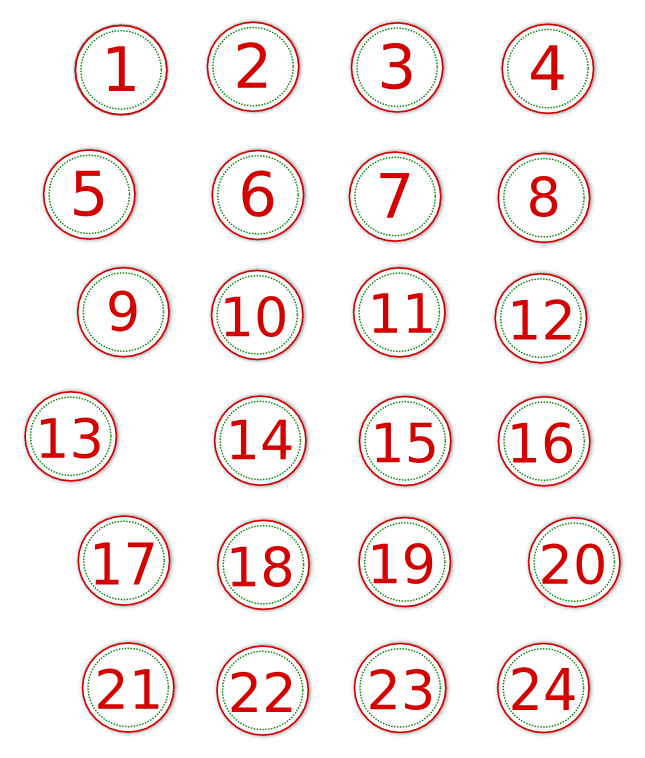 our vintage home love: Christmas Advent Calendar - DIY