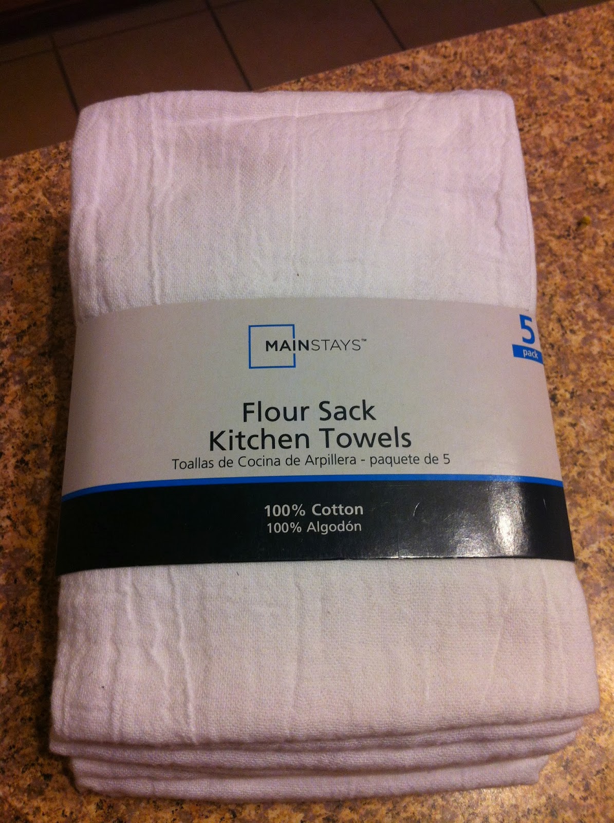 One Crunchy Square Flour Sack Towels (FST) as Cloth Diapers