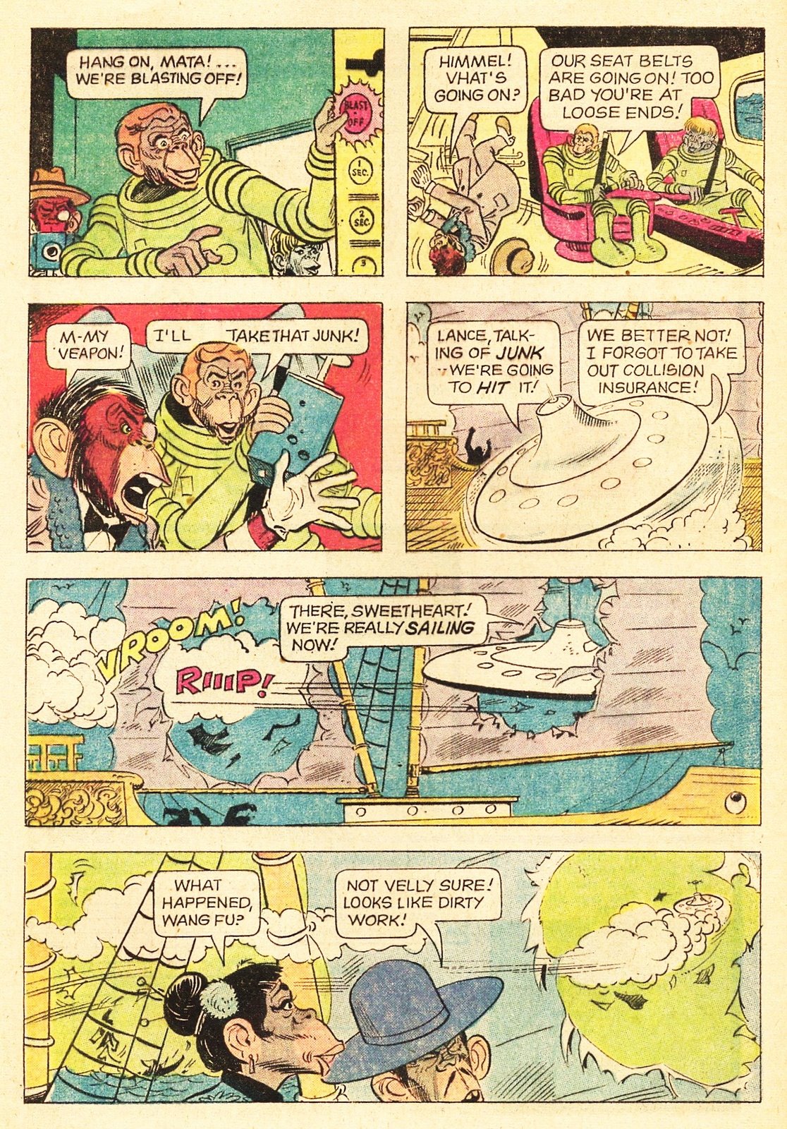 Read online Lancelot Link Secret Chimp comic -  Issue #6 - 6