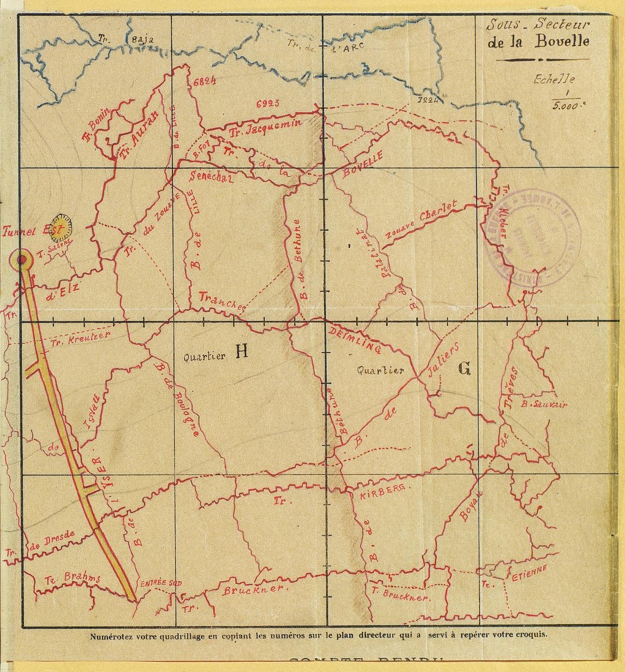 Dictionnaire du Chemin des Dames B comme Bovelle