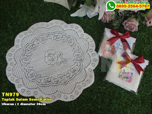 Taplak Sulam Semi Katun