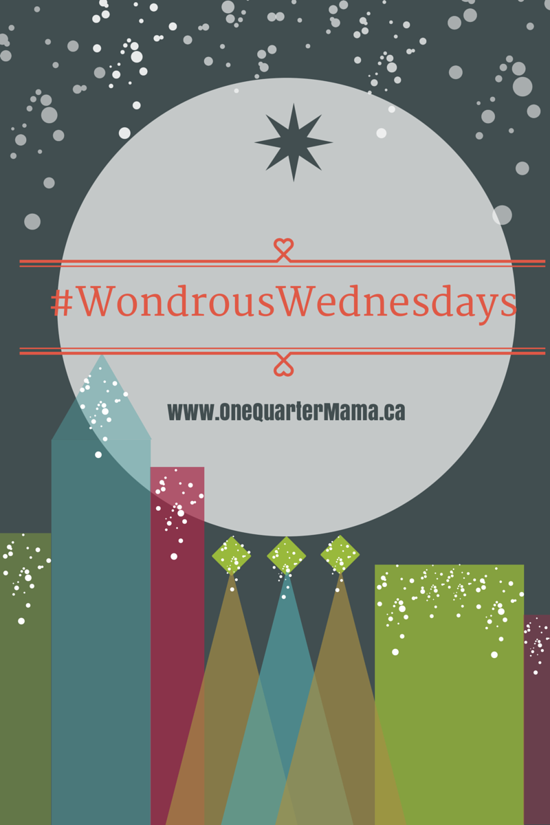 WondrousWednesdays logo on OneQuarterMama.ca