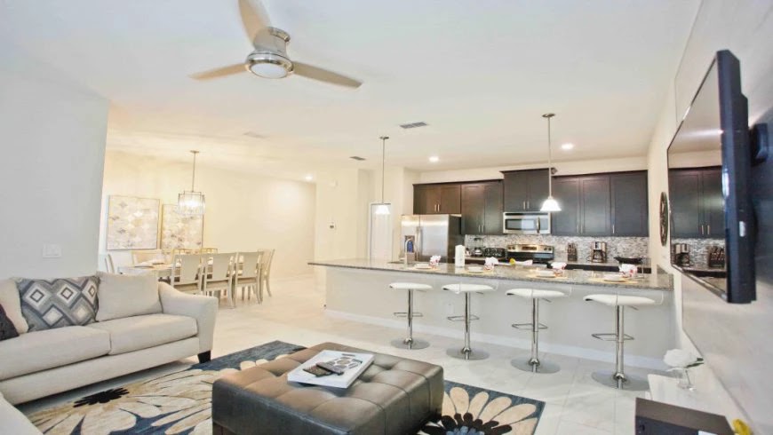 Sala do condomínio Storey Lake Resort em Orlando Sala do condomínio Storey Lake Resort em Orlando