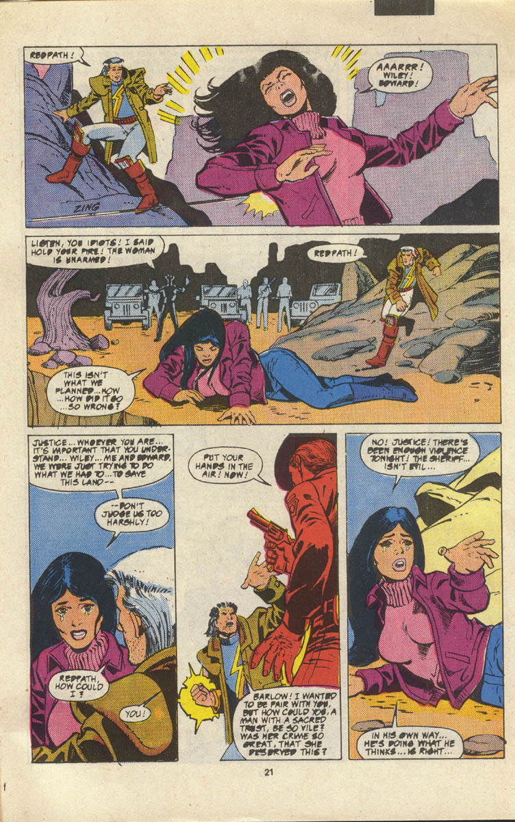 Read online Justice (1986) comic -  Issue #14 - 23