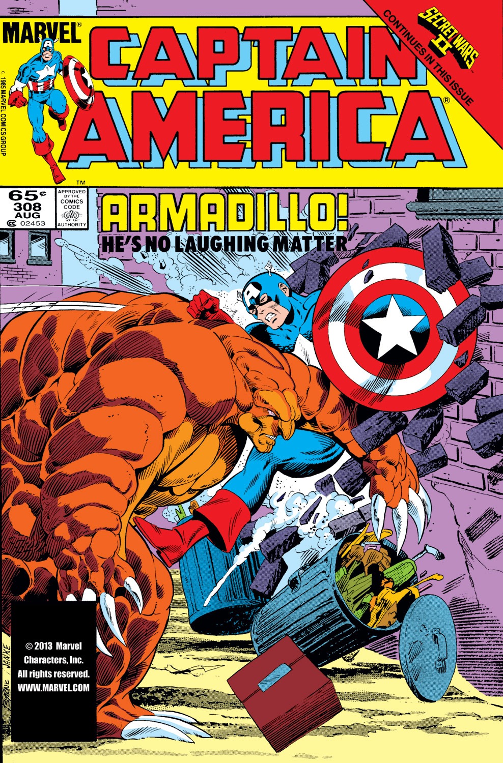 Read online Captain America (1968) comic -  Issue #308 - 1