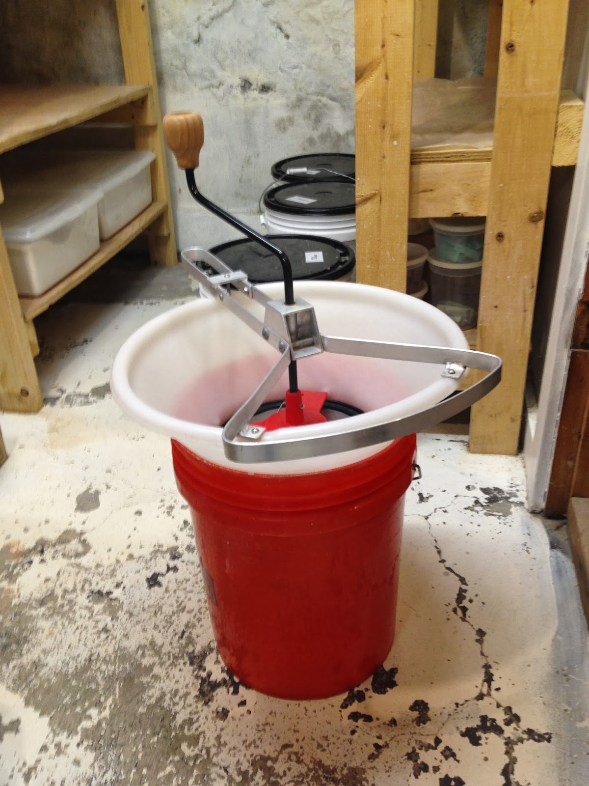 The Pottery Process Mixing Glazes