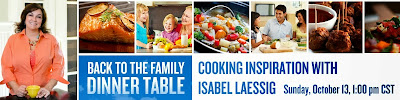 Back to the Family Dinner Table: Cooking Inspiration w/ Isabel Laessig on G+